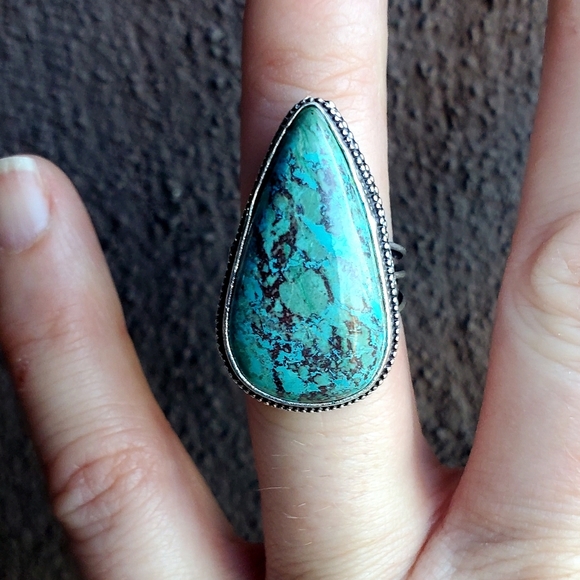 New Azurite 925 Silver Ring. - Picture 4 of 16